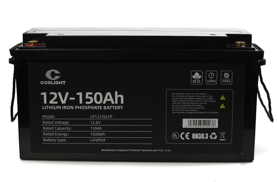 Deep Cycle Rechargeable Lifepo4 Lithium Batteries Pack 12V 150ah