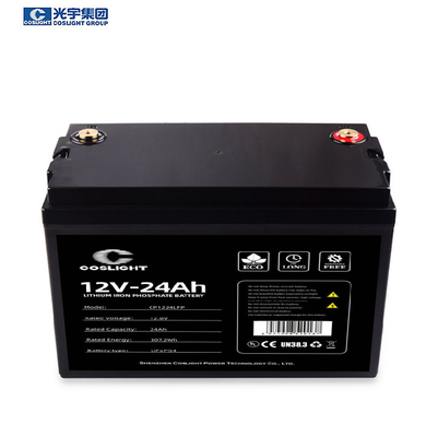 Coslight RV Car Ups 12v 24Ah Lithium Ion Solar Battery 5kw 100ah