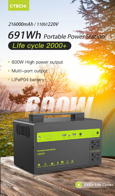 Outdoor Lifepo4 Portable Power Station Lifepo4 Power Generator